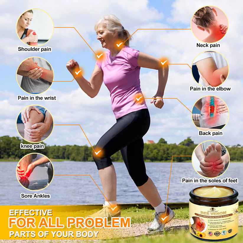 𝐀𝐫𝐭𝐡𝐫𝐨𝐅𝐫𝐞𝐞™ 𝐁𝐞𝐞 𝐕𝐞𝐧𝐨𝐦 𝐏𝐚𝐢𝐧 𝐑𝐞𝐥𝐢𝐞𝐟 𝐚𝐧𝐝 𝐁𝐨𝐧𝐞 𝐇𝐞𝐚𝐥𝐢𝐧𝐠 𝐂𝐫𝐞𝐚𝐦 (𝐄𝐬𝐩𝐞𝐜𝐢𝐚𝐥𝐥𝐲 𝐒𝐮𝐢𝐭𝐚𝐛𝐥𝐞 𝐟𝐨𝐫 𝐒𝐞𝐧𝐢𝐨𝐫𝐬, 𝐀𝐀𝐎𝐒 𝐑𝐞𝐜𝐨𝐦𝐦𝐞𝐧𝐝𝐞𝐝)